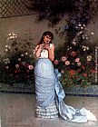 An Elegant Beauty by Auguste Toulmouche